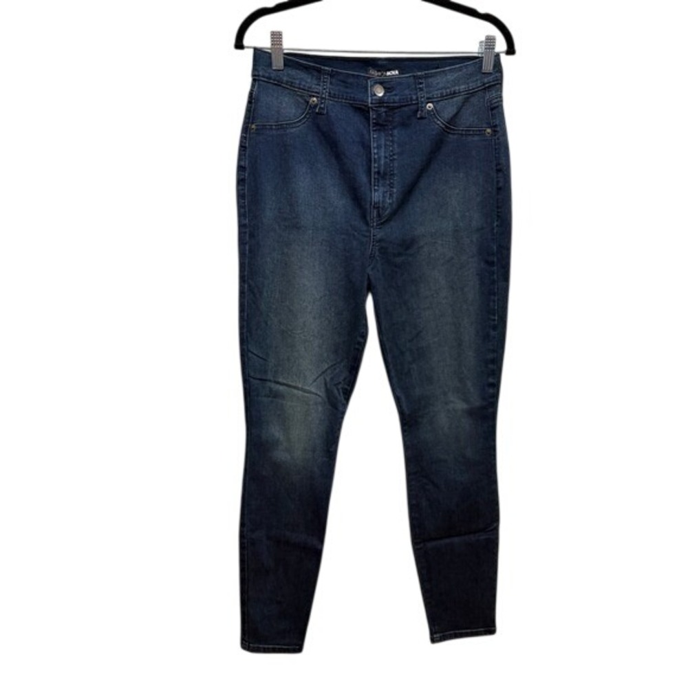 Fashion Nova High Rise Skinny Jeans Womens Size 11 Dark Wash Denim NWT Stretch